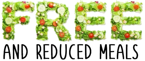 Free and reduced meals  - words made with salad greens