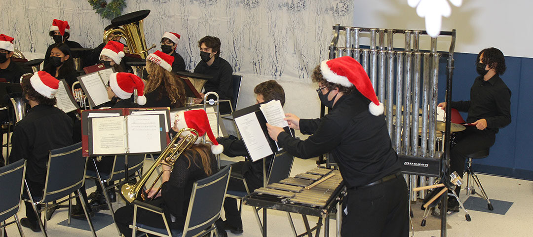 Clifton High School Band performing at NJEDDA for students