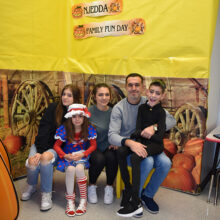 Attendees at NJEDDA's 2022 family Fun Day Photo Booth
